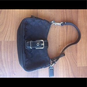 Black coach purse